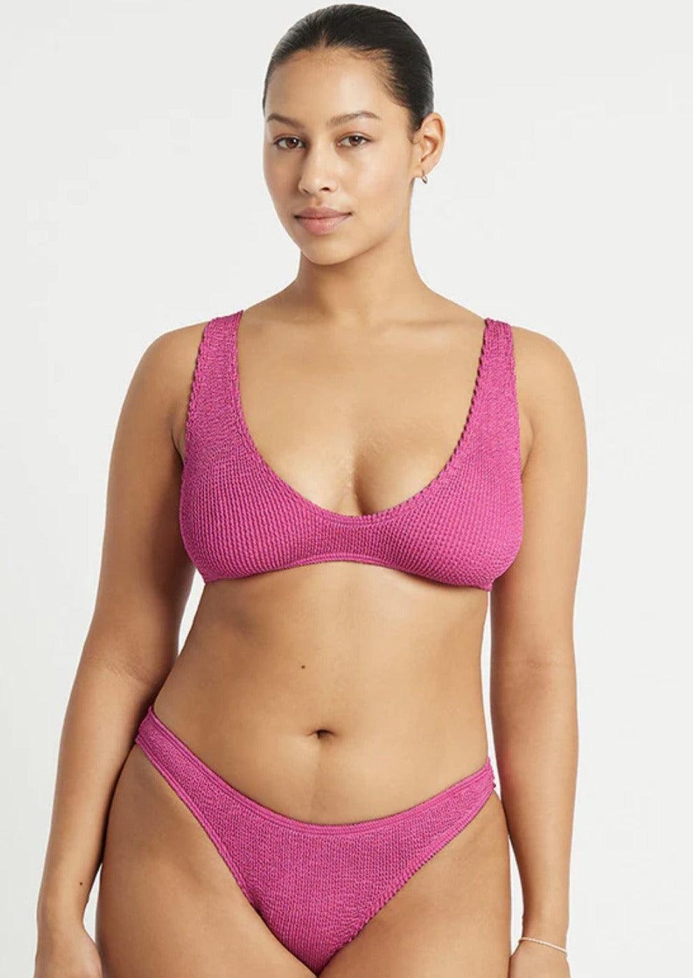 Scout burnt orange plunge bralette, BOUND BY BOND-EYE, Bralette Tops for  Women