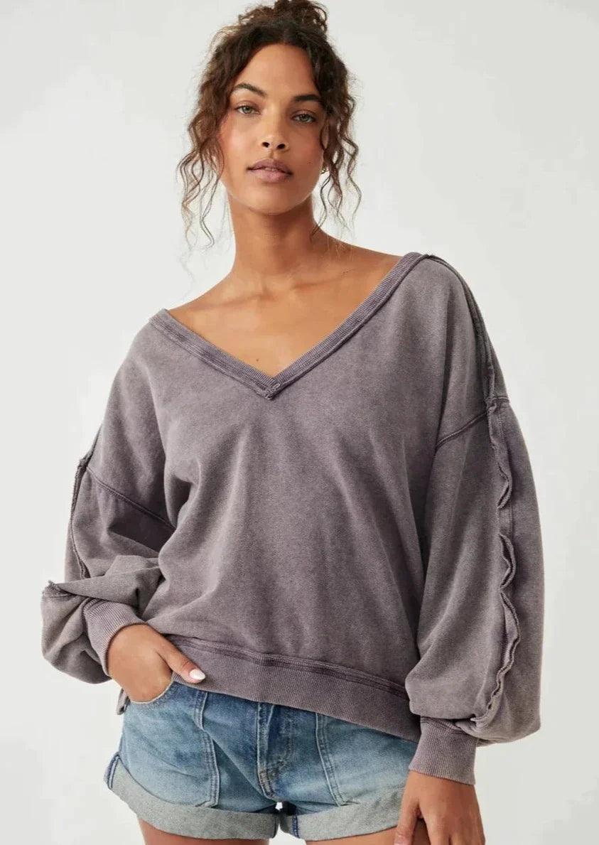 Free people sale break away pullover