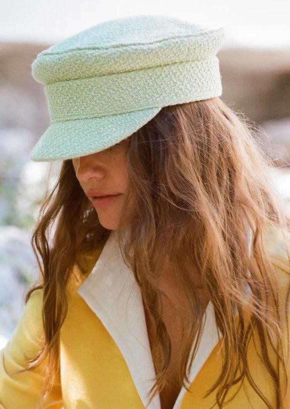 Lack of color Riviera Cap in Green Boucle – OutDazl display picture 1
