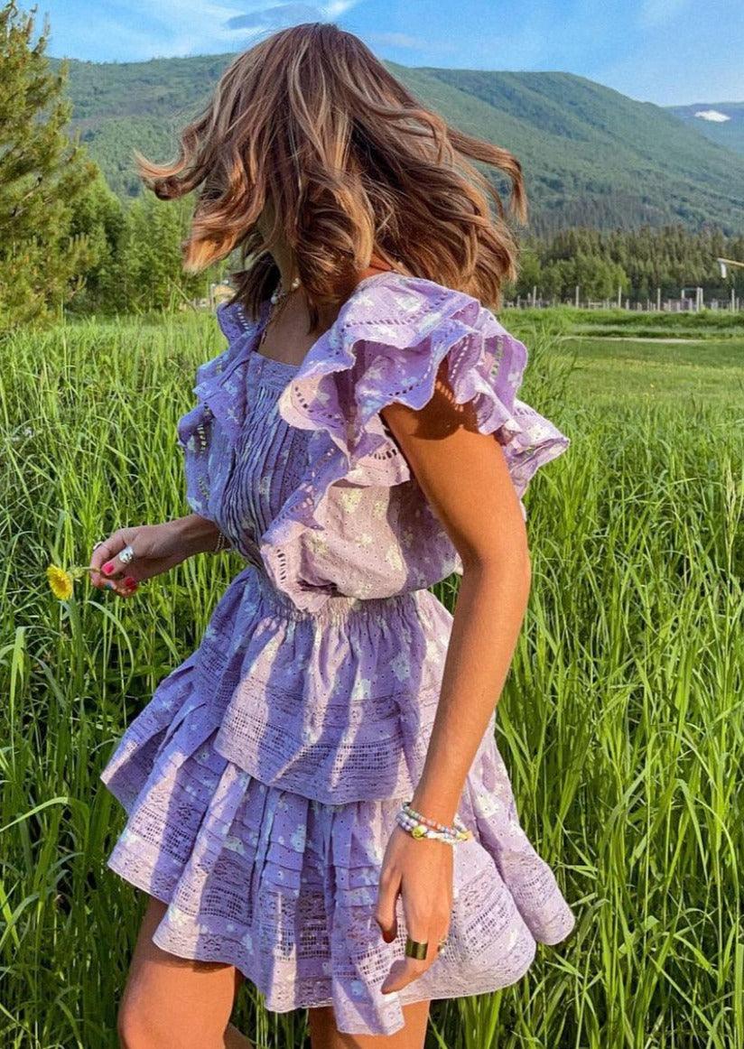 Lilac spring outlet dress