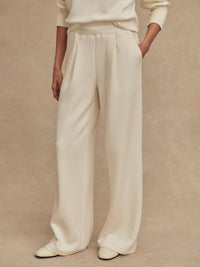 The Extra Wide Leg Pant 29.5" in Egret