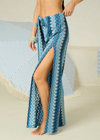 Azul Sheer Cutout Lace Pants