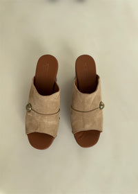 Suede Wedge Mules-Nemonic-OutDazl