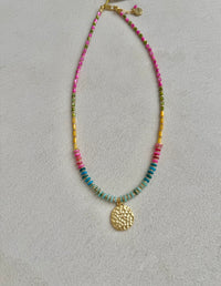 Yucca Disc Necklace-Pranella-OutDazl
