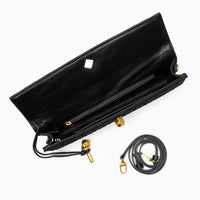 Suedette Woven Clutch Bag Ciao