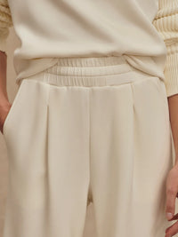 The Extra Wide Leg Pant 29.5" in Egret