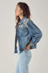 Embroidered Denim Jacket Arizona Loretta
