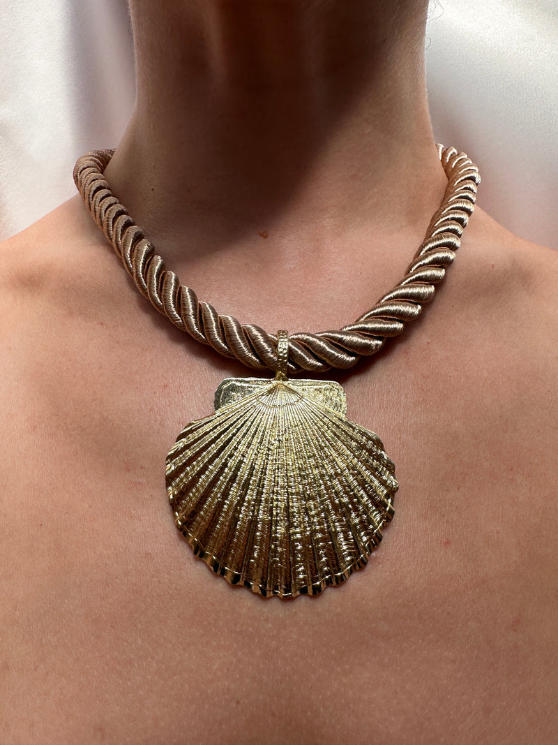 Shell Rope Chain Sea Shell Rope Necklace – OutDazl