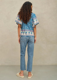 Myla Print Short Sleeve Top