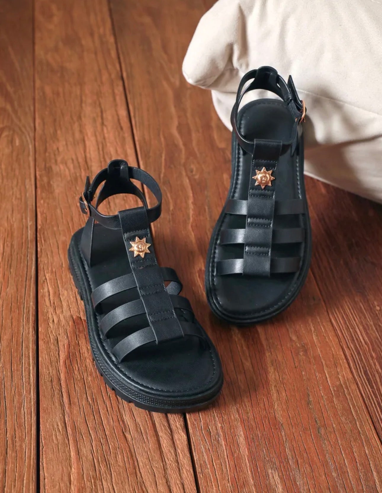 Chunky Gladiator Sandals Soleil