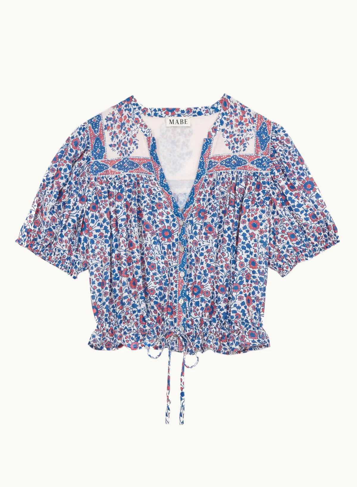 Della Print Short Sleeve Top