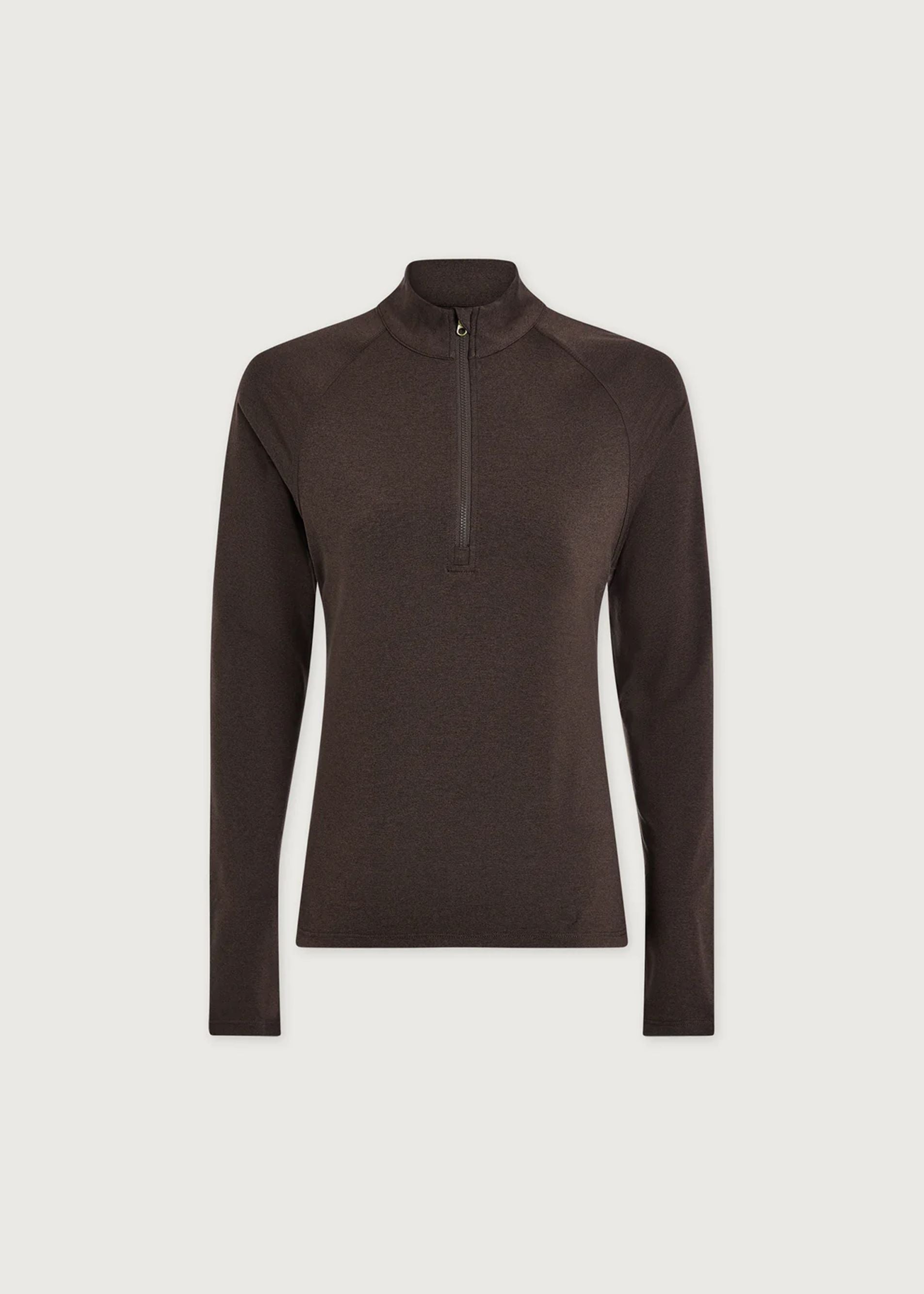 Always Warm Half Zip Base Layer Chocolate Marl