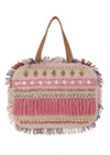 Shell Embellished Canvas Tote