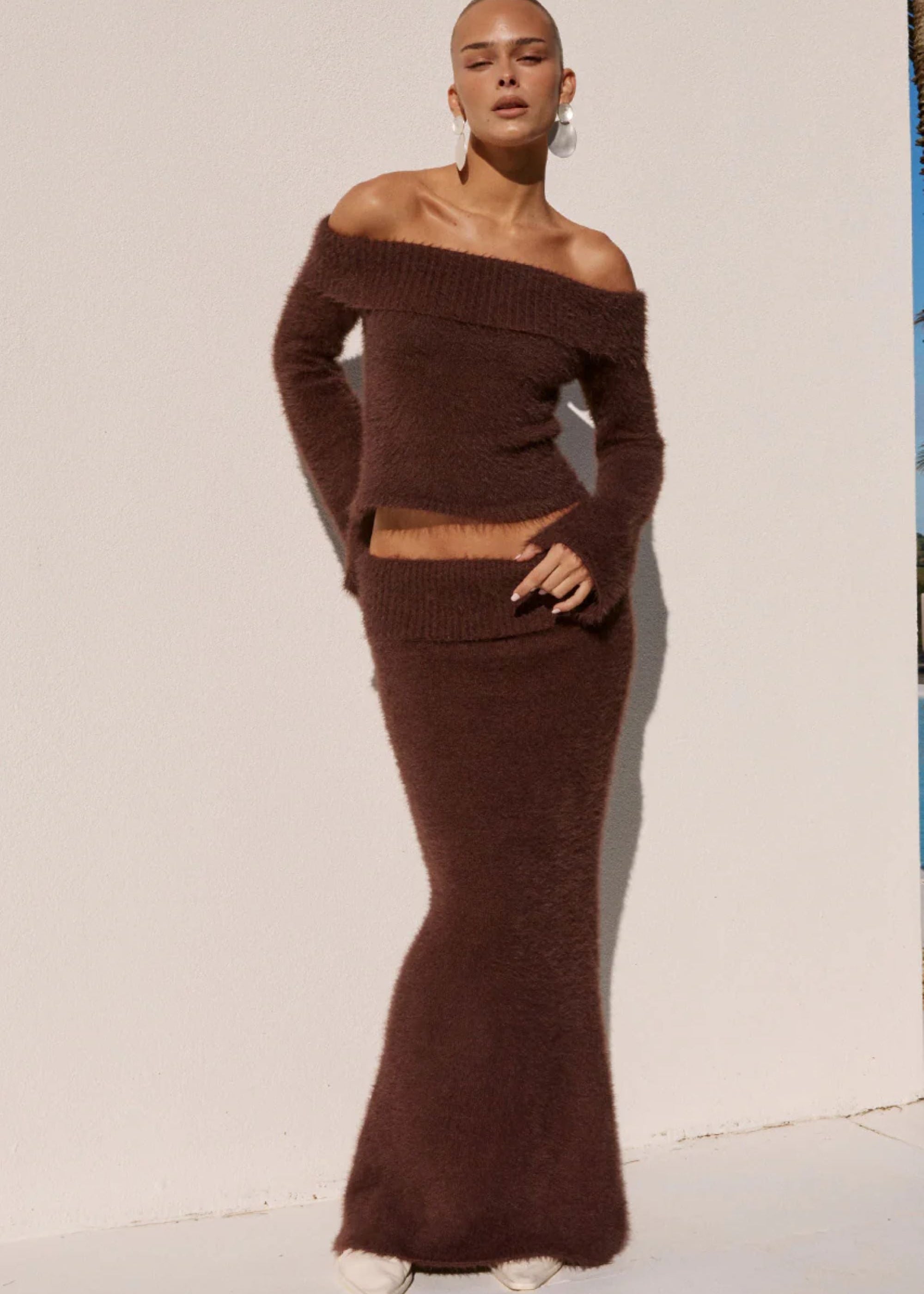 Anneliese Off Shoulder Knit Top