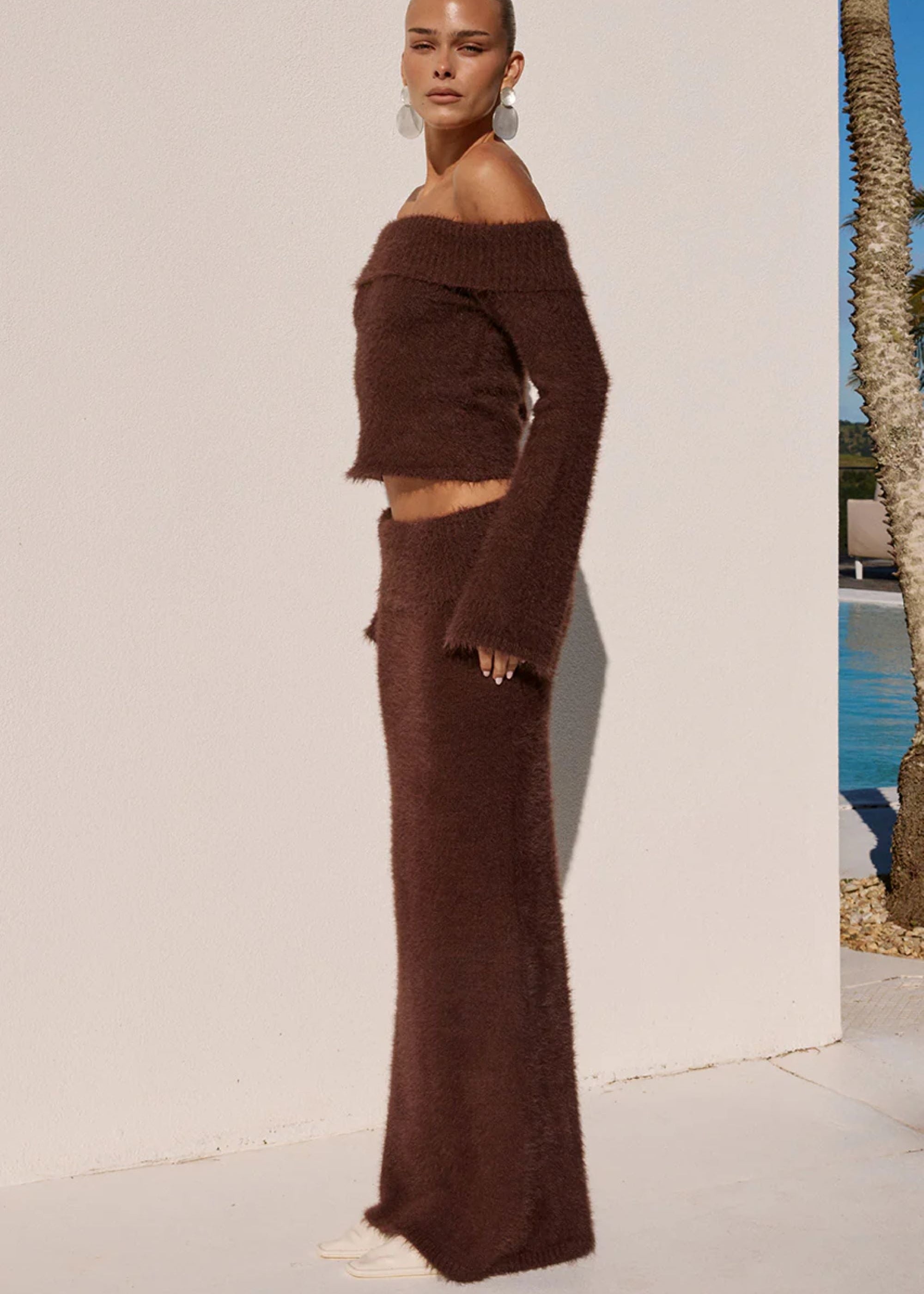 Anneliese Off Shoulder Knit Top