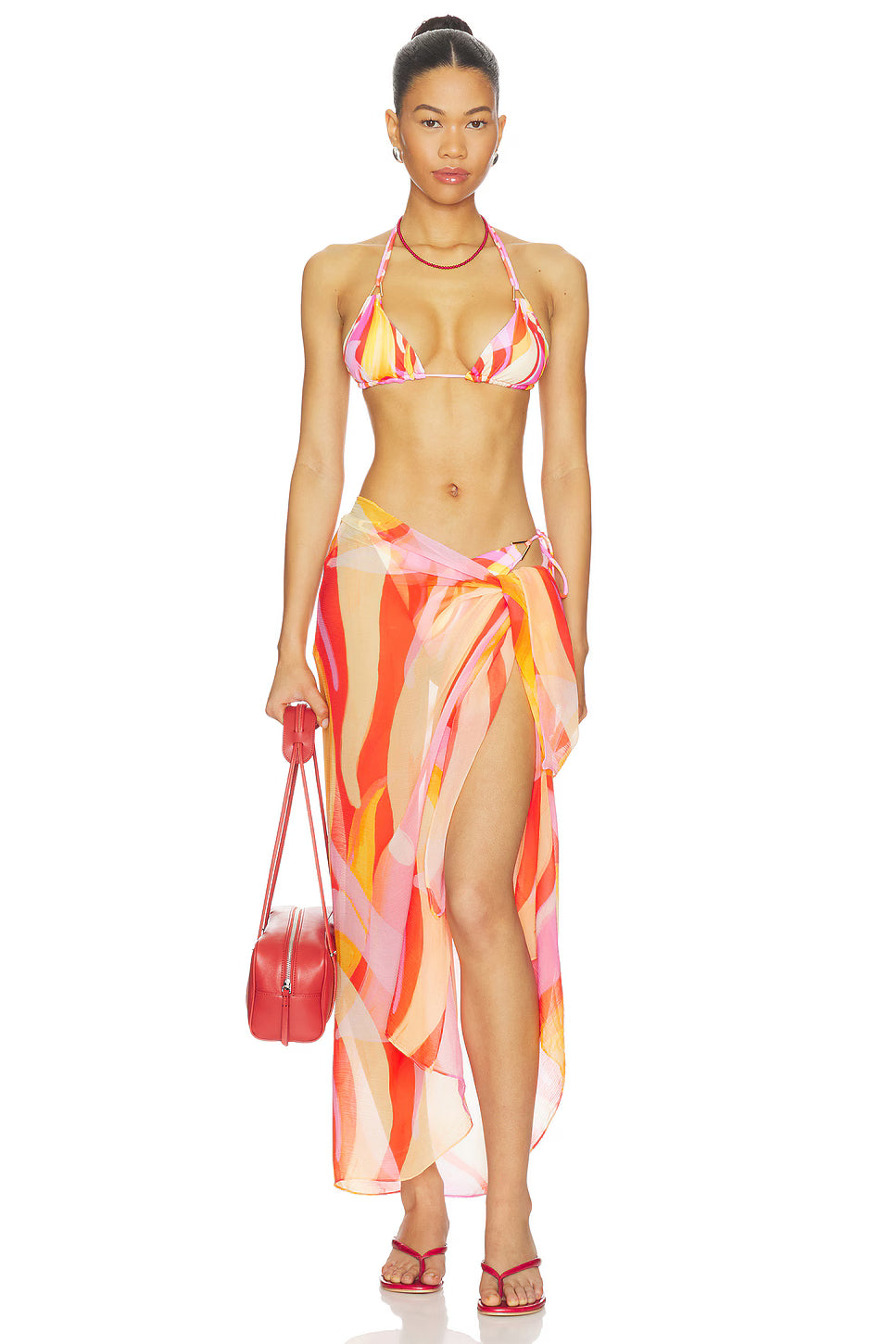 Santorini Sarong in Viva Soleil-Away That Day-OutDazl