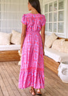 Carmen Maxi Dress in Azaylia Print