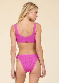 Crinkce O ring Bikini Set in Wild Berry