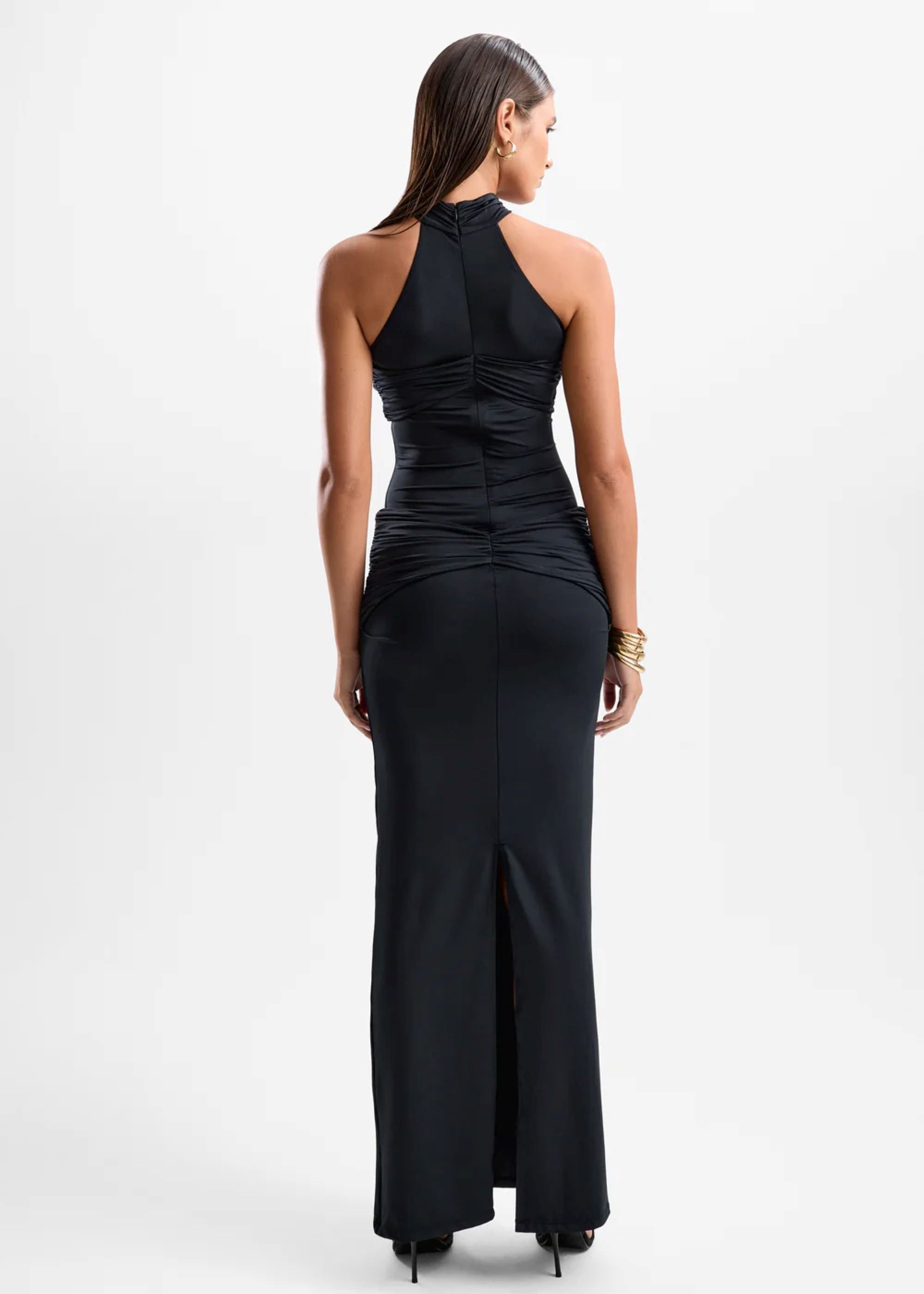 Hevea Halo Maxi Dress Black