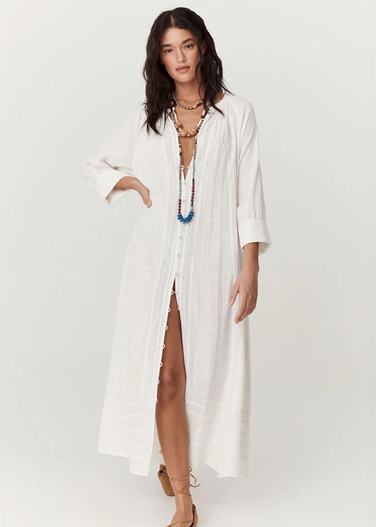 Spell | Serendipity Lace Button Through Dress OutDazl Spell | Serendipity Lace Button Through Dress OutDazl