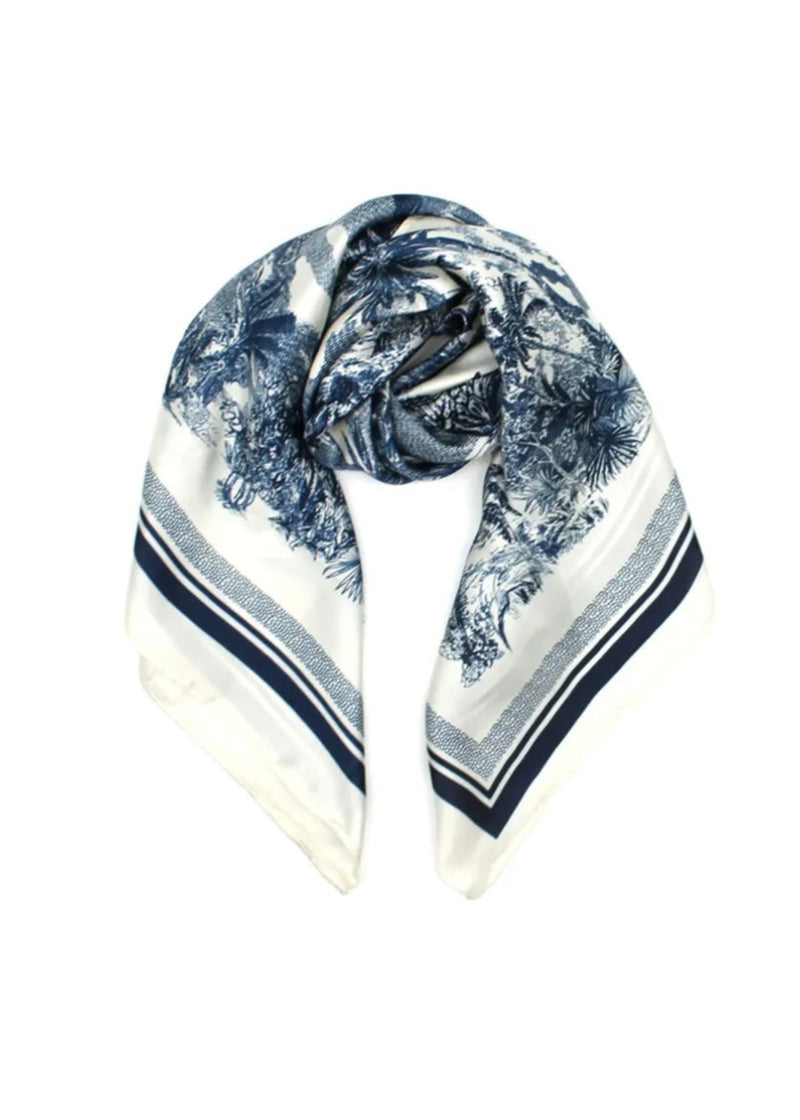Printed Silky Scarf-OutDazl-OutDazl