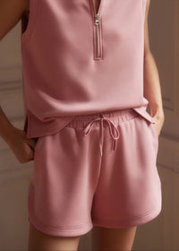 Coulter High Rise Shorts in Brandy Rose
