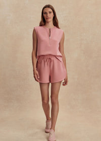 Coulter High Rise Shorts in Brandy Rose