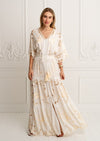 White Maxi Kimono Dress Isla