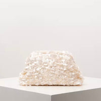 Sequin Gathered Clutch Bag