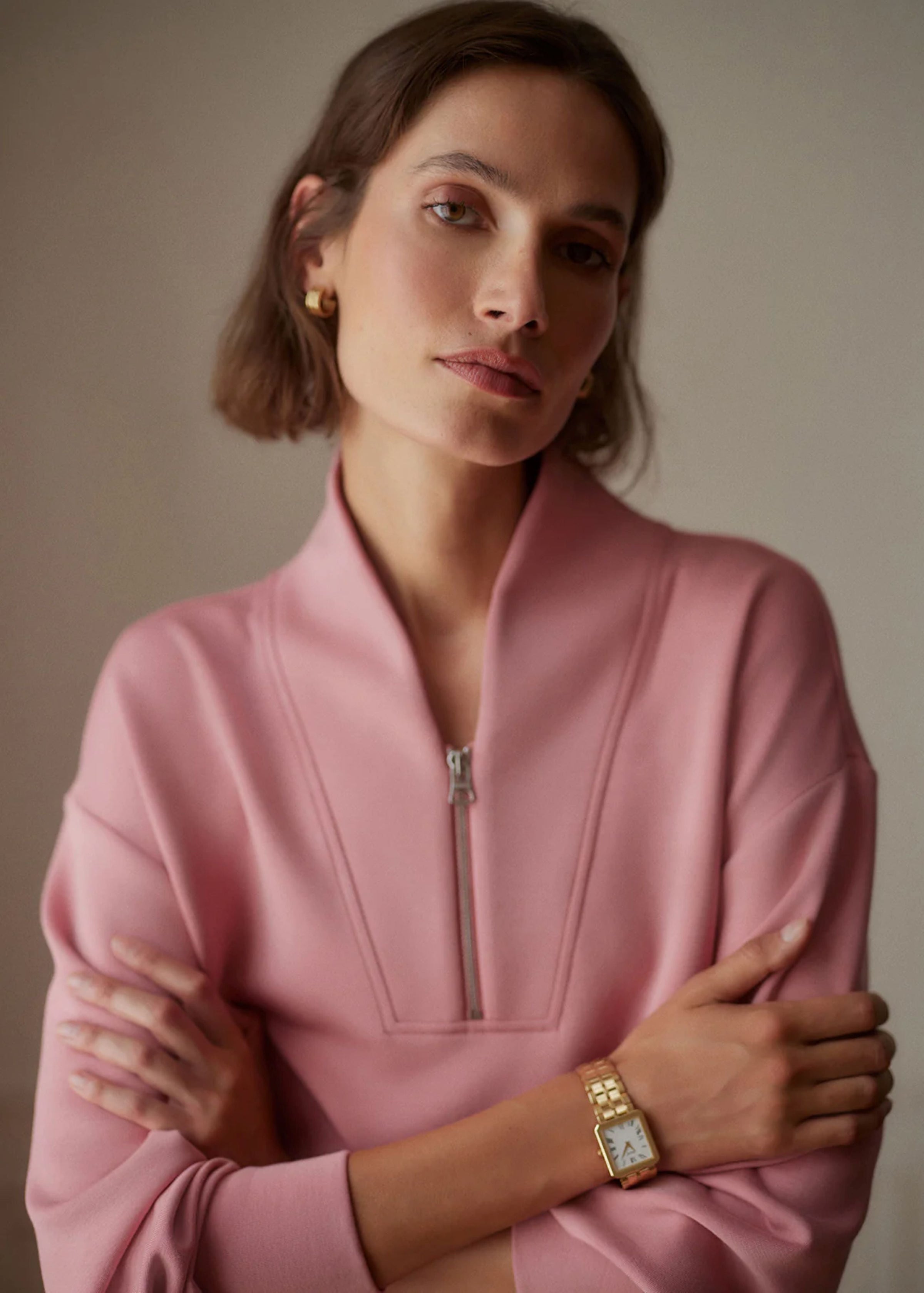 Davidson Sweat in Brandy Rose
