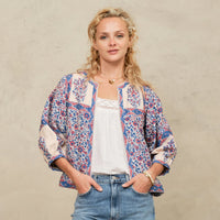 Della Print Cotton Jacket-Mabe-OutDazl