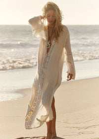 Maxi Gauze Kaftan Dress Dominga