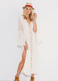 Maxi Gauze Kaftan Dress Dominga