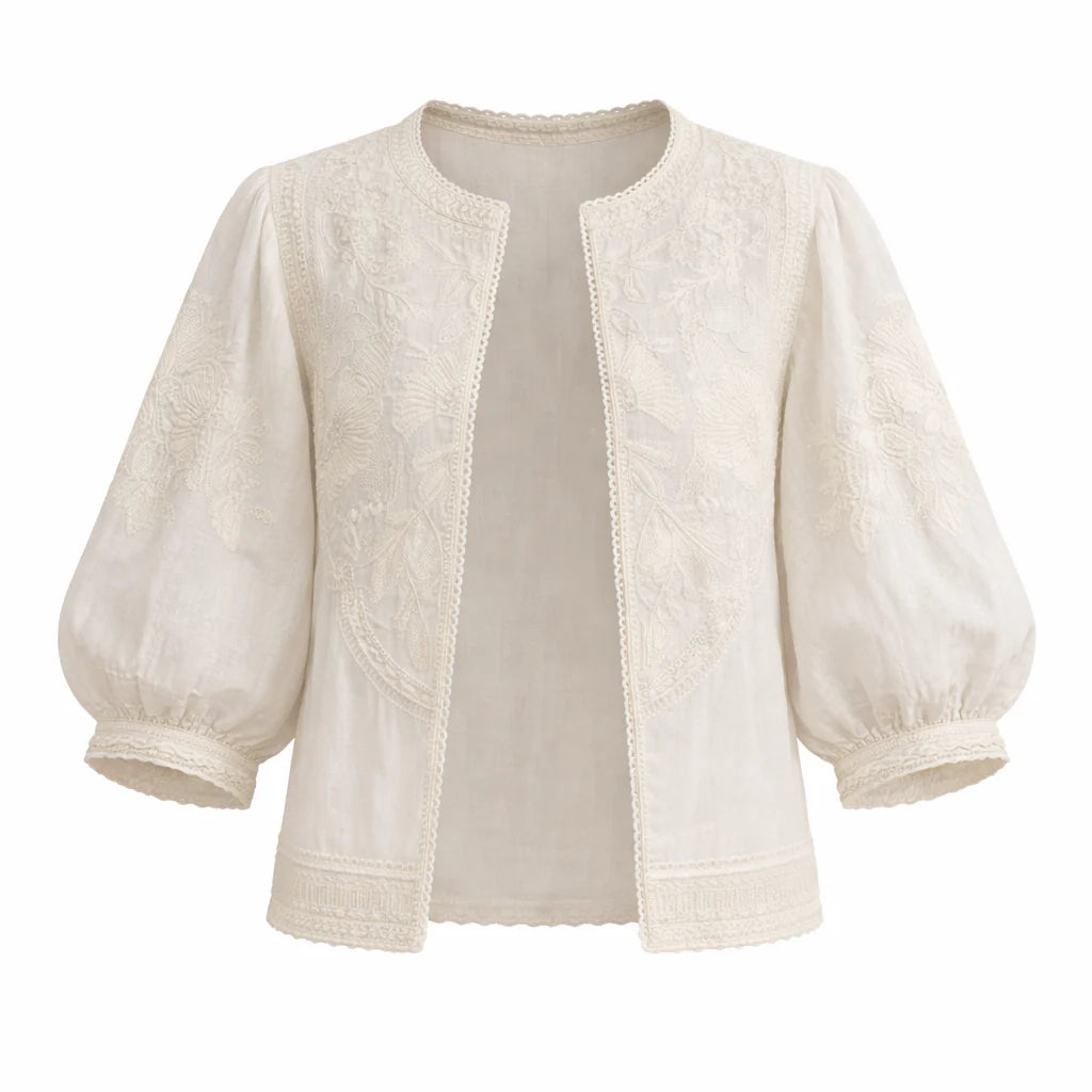 Averi Embroidered Jacket-Mabe-OutDazl