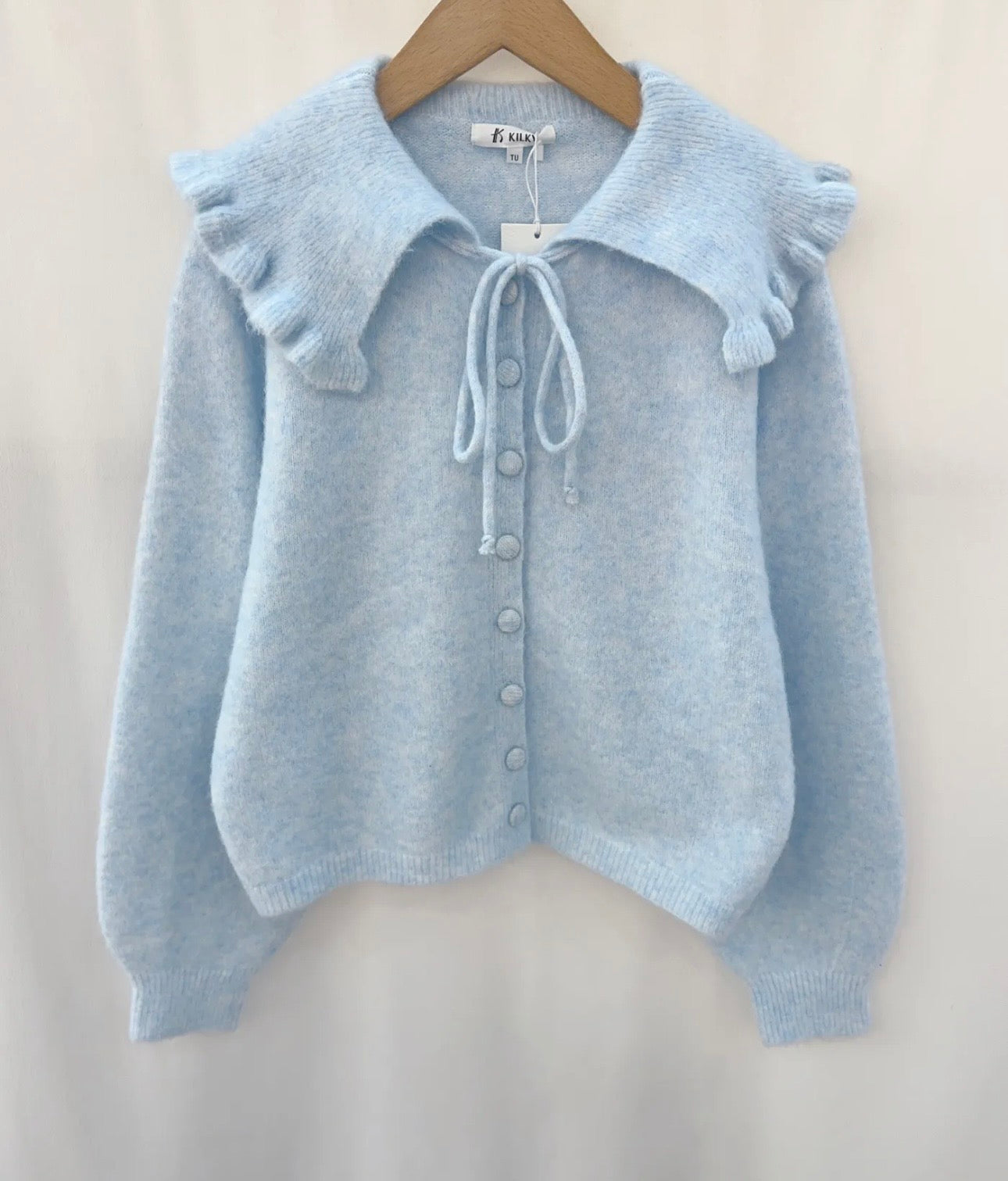 Wide Collar Knit Cardigan – OutDazl