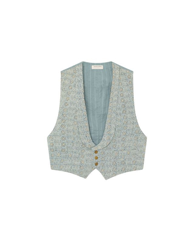 Embroidered Florence Vest-Maison Hotel-OutDazl
