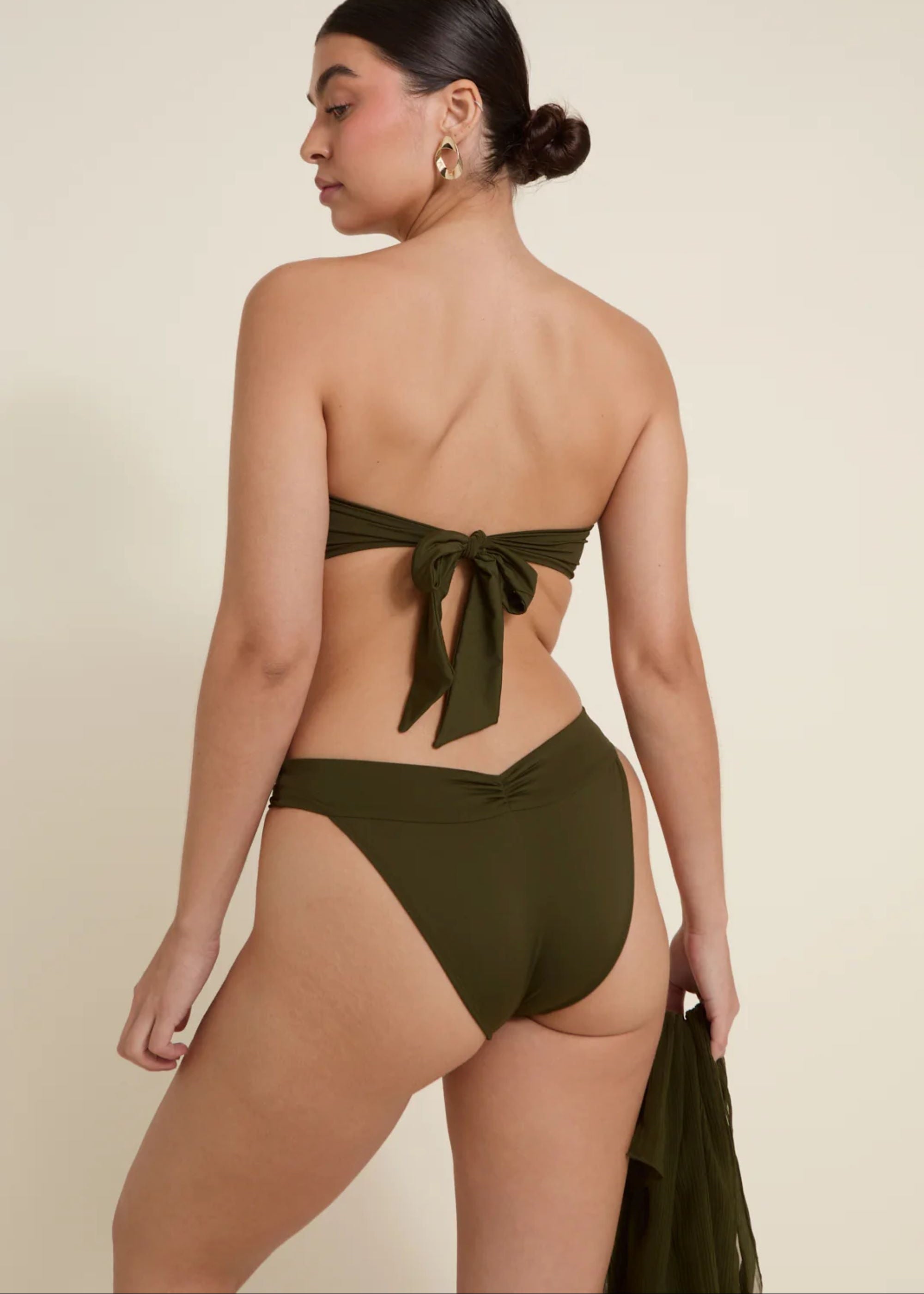 Formentera Top in Juniper Green