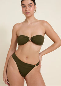Formentera Top in Juniper Green