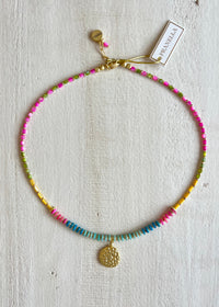 Yucca Disc Necklace-Pranella-OutDazl