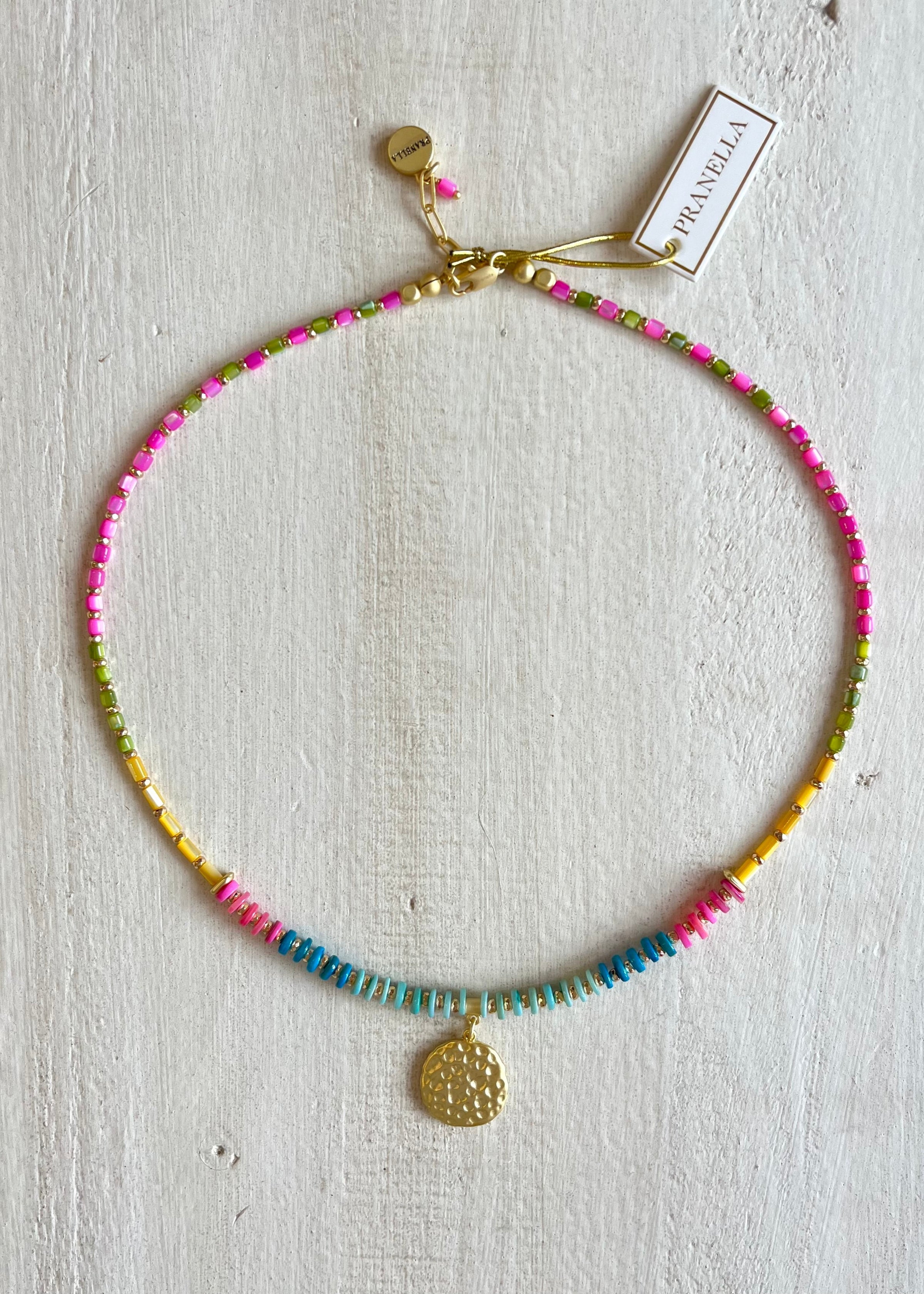 Yucca Disc Necklace-Pranella-OutDazl