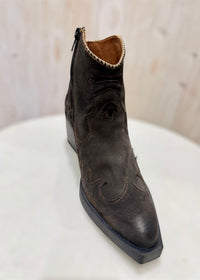 Atlanta Leather Ankle Boots in Leopard Suede