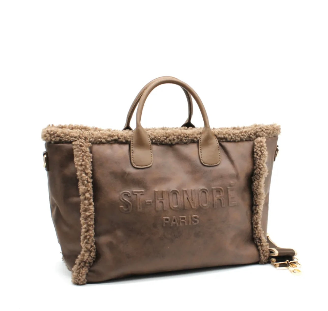Teddy Trim Tote Rive Gauche
