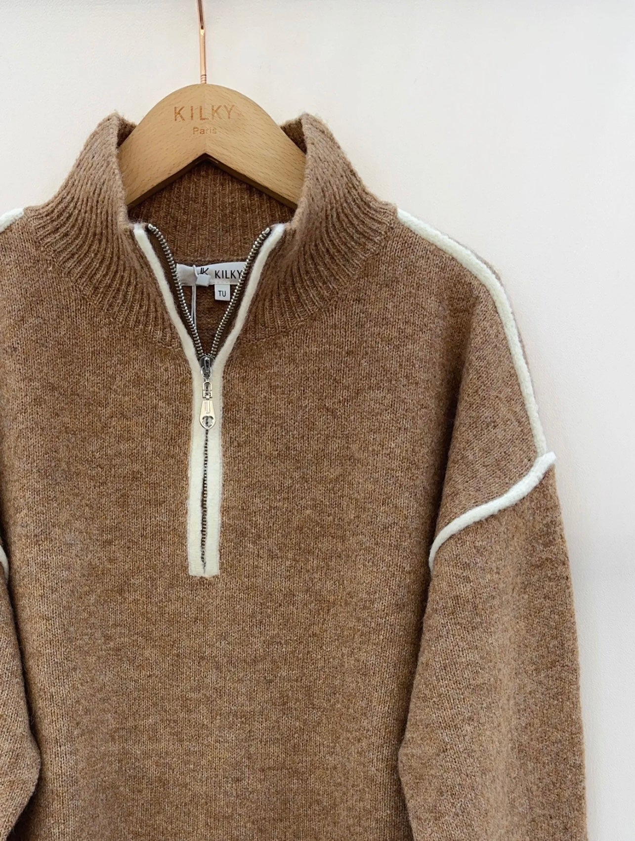 Relaxed Half Zip Jumper-OutDazl-OutDazl