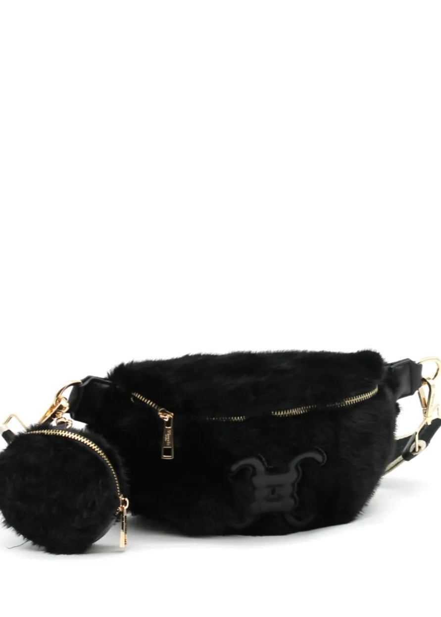 Faux Fur Waist Bag