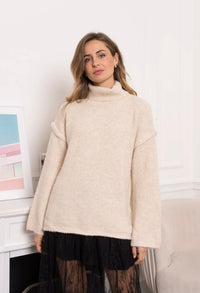 Roll Neck Knit Jumper
