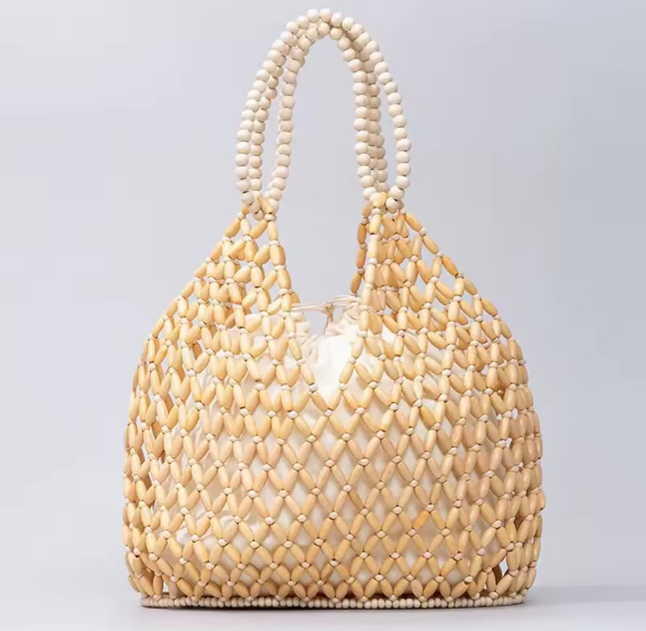 Hand Beaded Tote Bag