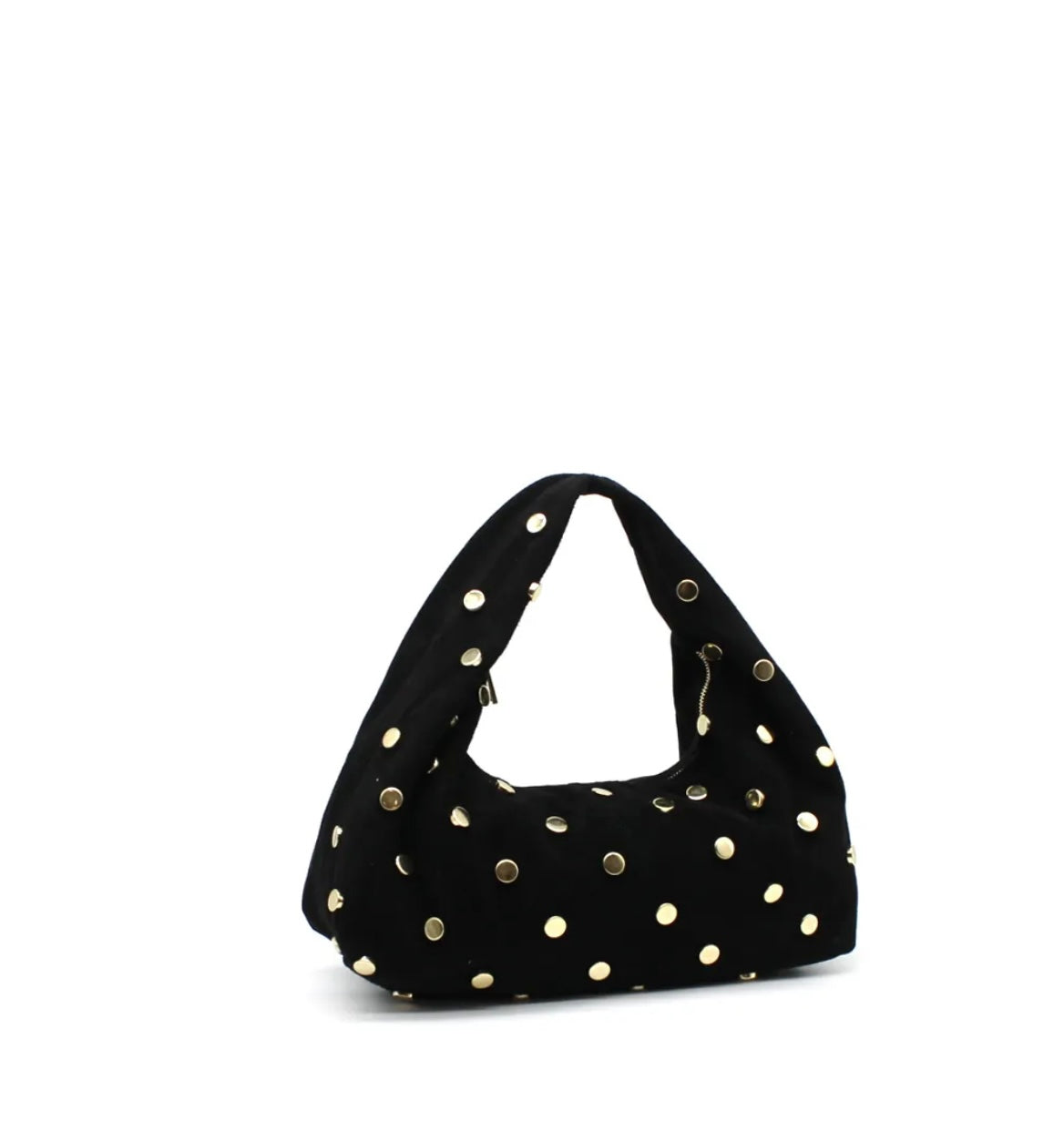 Studded Leather Shoulder Bag