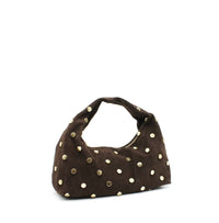 Studded Leather Shoulder Bag