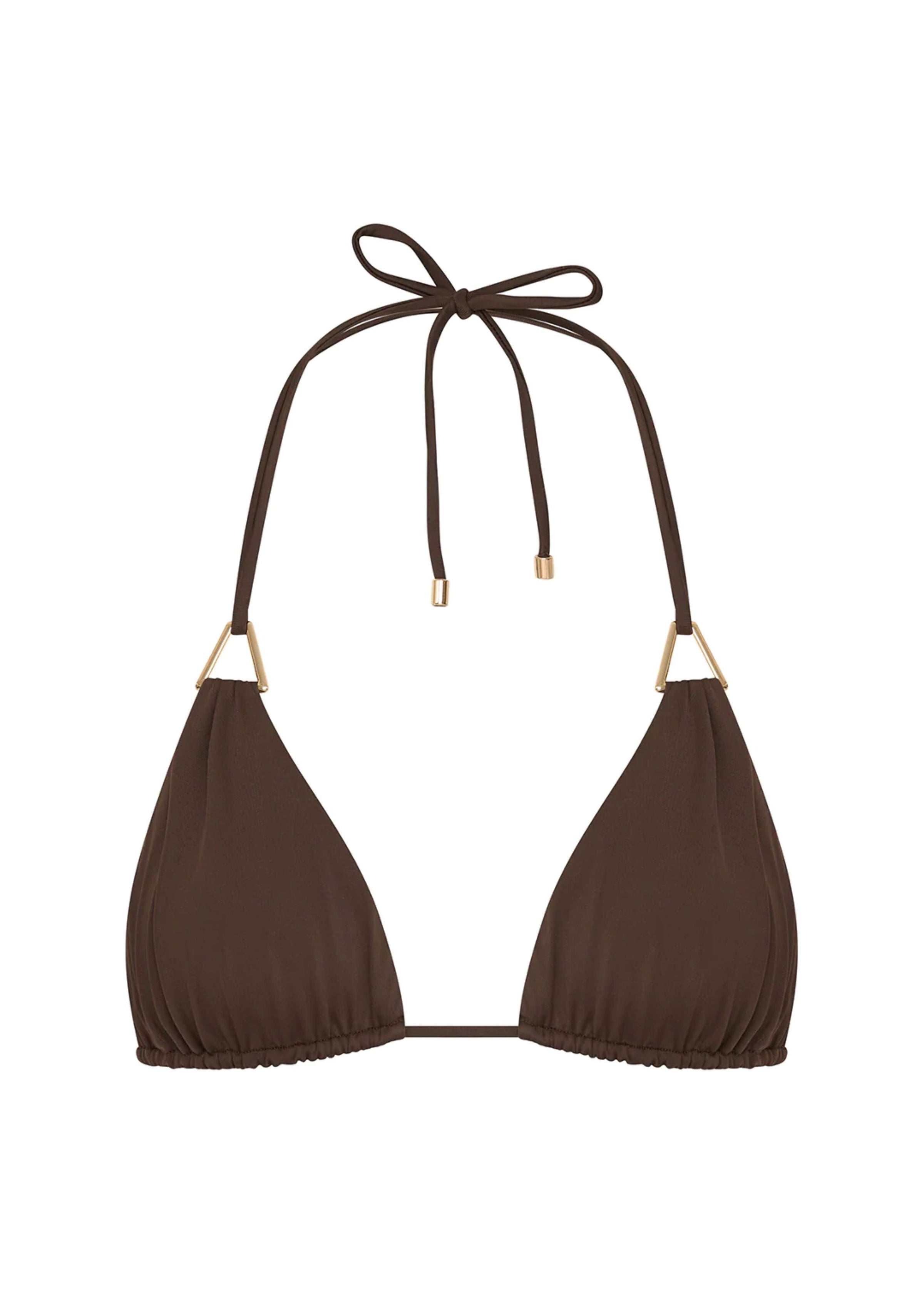 Gili Bikini Top in Espresso