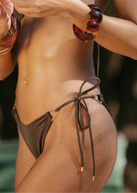 Gili Bikini Bottom in Espresso